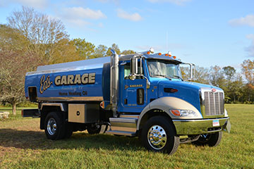 Image of an Ed's Garage Heating Oil Delivery Truck